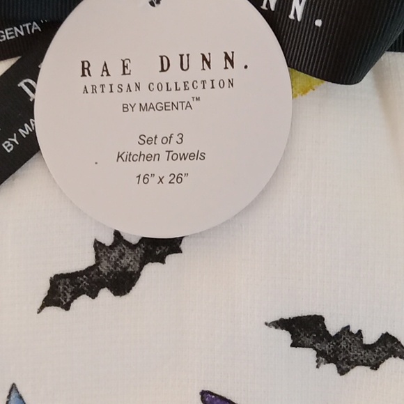 Rae Dunn Halloween Towel Set of 3 - Picture 5 of 6